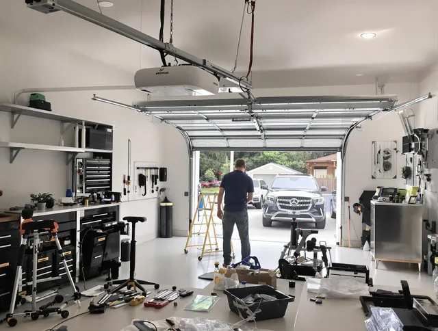 Garage door opener installation by Compton Garage Door Repair in Compton