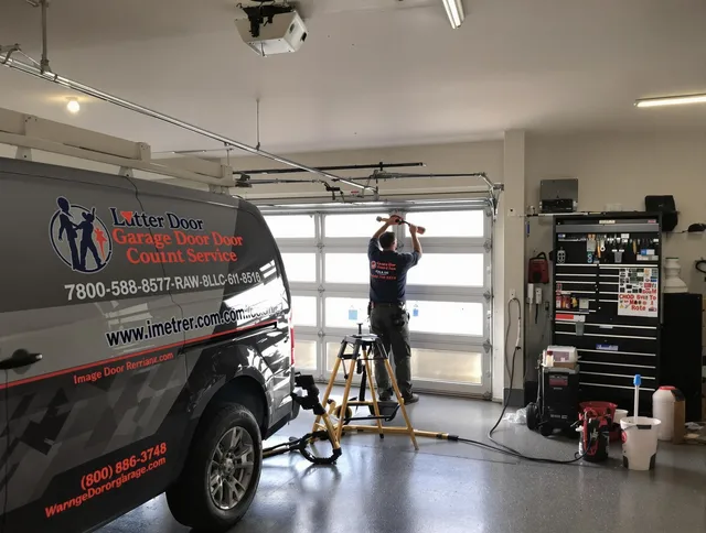 Compton Garage Door Repair team performing same-day garage door repair in Compton